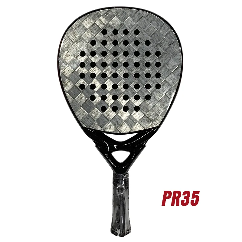 Fabraicí snáithín carbóin alúmanaithe 18k Rackets padel